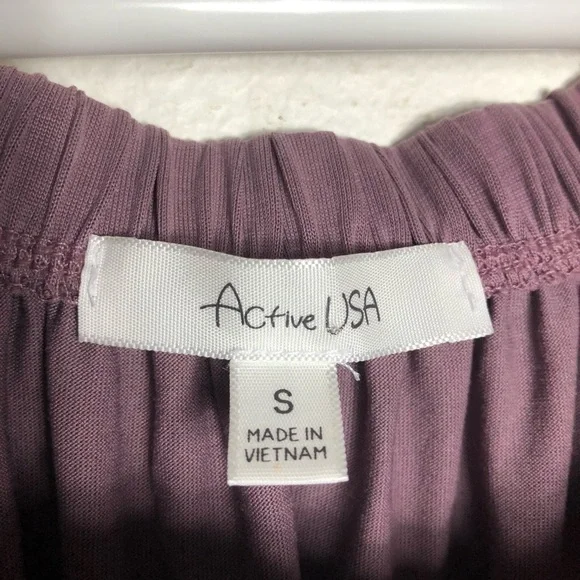 Active USA Off The Shoulder Dress Purple Size S - Picture 5 of 5